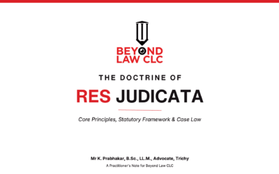 Understanding the Doctrine of Res Judicata: Principles, Statutory Framework & Case Law